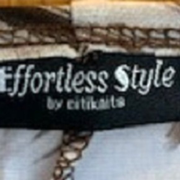 Vtg Effortless Style by Citiknits Sleeveless Dress Animal Print Pull On Sz: L - Picture 3 of 6